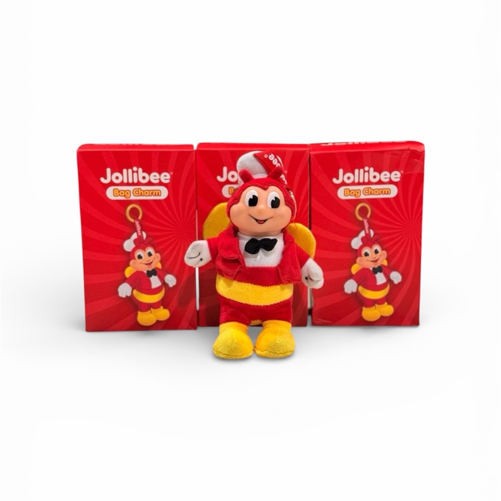 NWT JOLLIBEE BAG CHARM 
KEYCHAIN